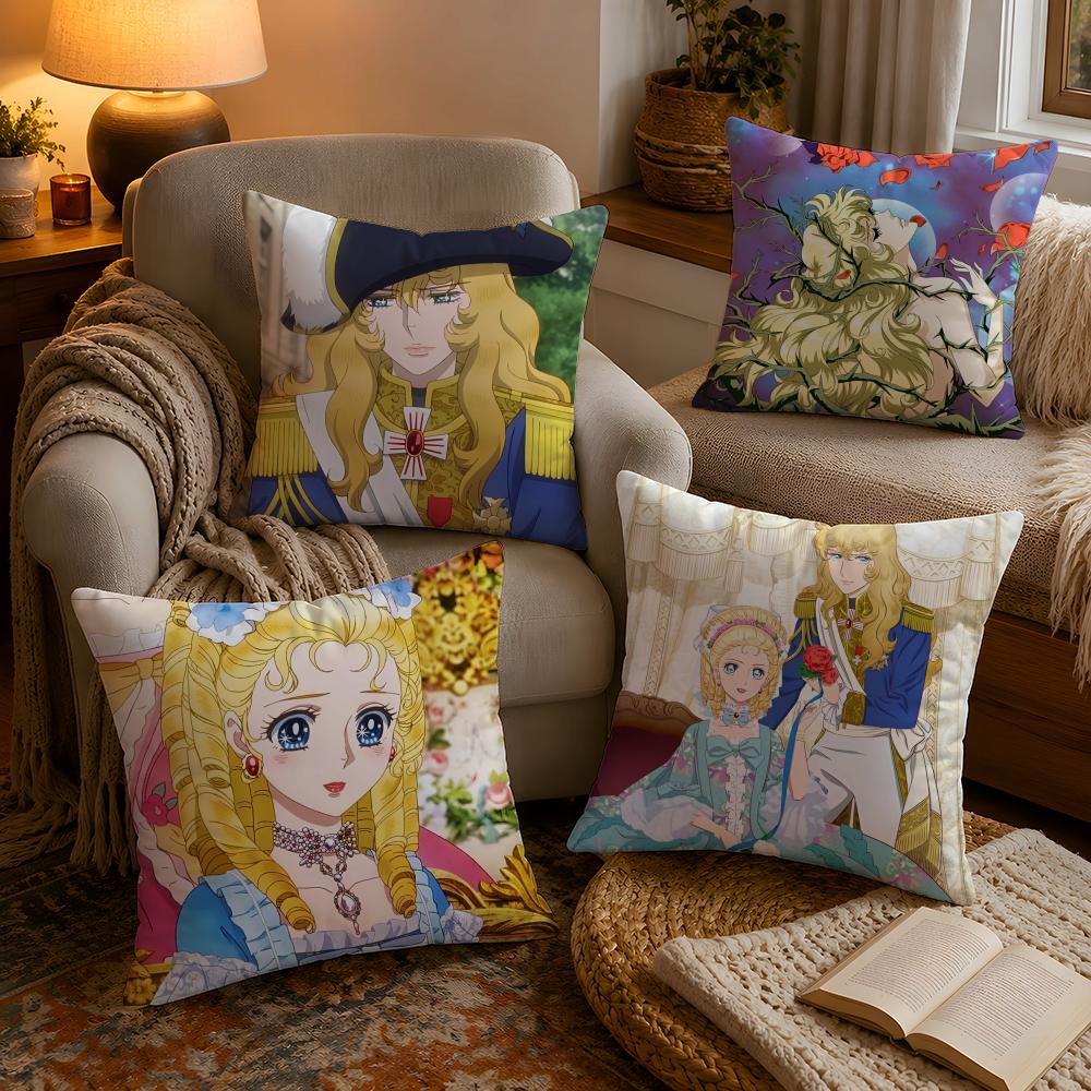 Versailles Home Textiles - Винтажная аниме-наволочка «Роза Версальского дворца» из
