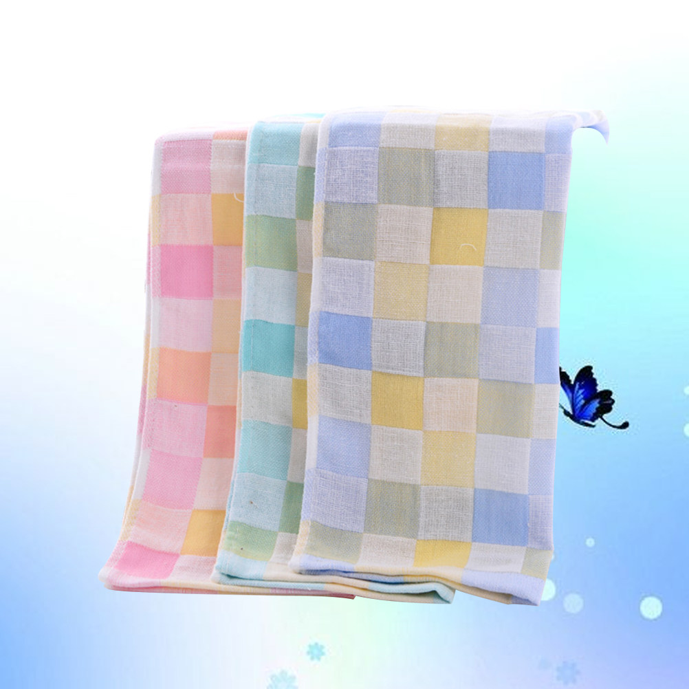 Home Textiles Towel Set - 3 шт. двухслойных марлевых полотенец из