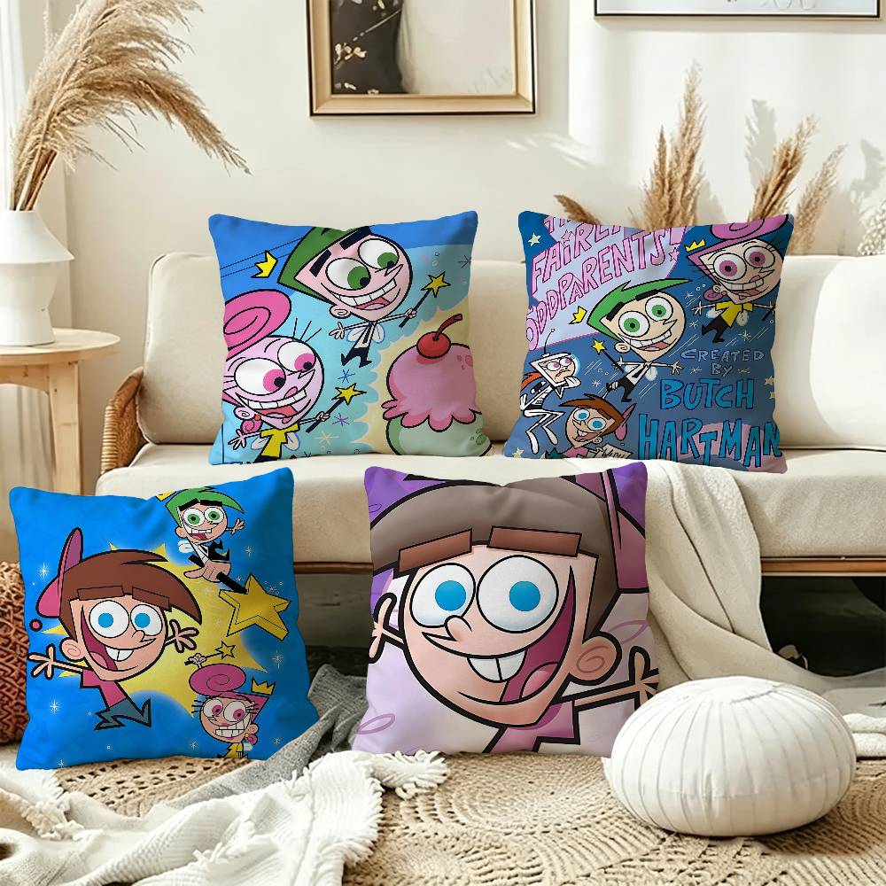Home Textiles Fair - Наволочки F-Fairly O-Oddparents с мультяшным рисунком,