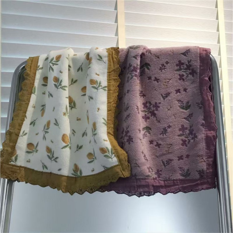Полотенца для пары с кружевным – обзор и цена Home Textiles Towel Set