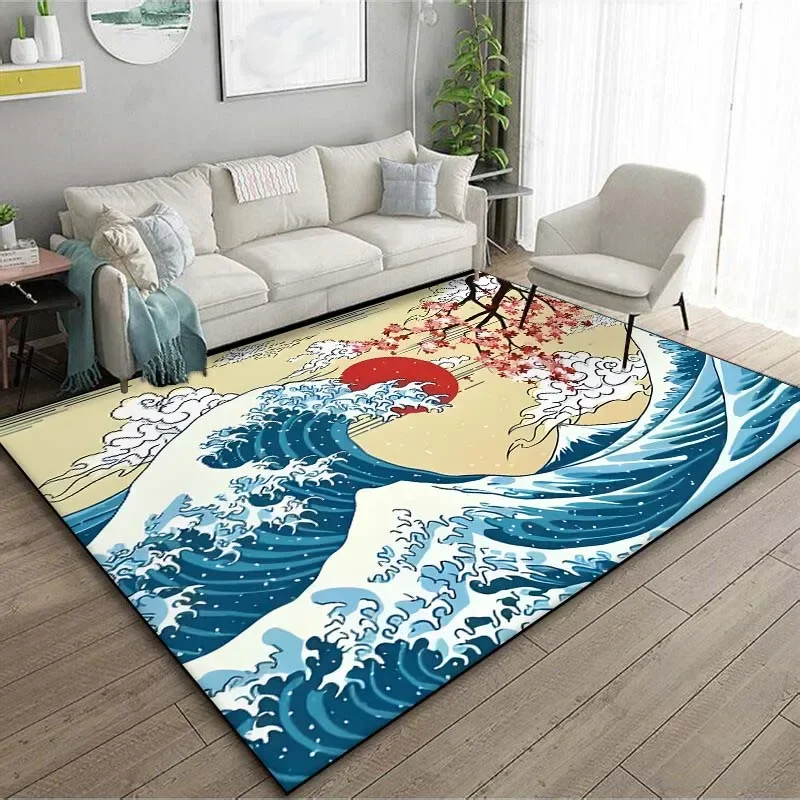 Японский художественный ковер  – обзор и цена Japanese Home Textiles